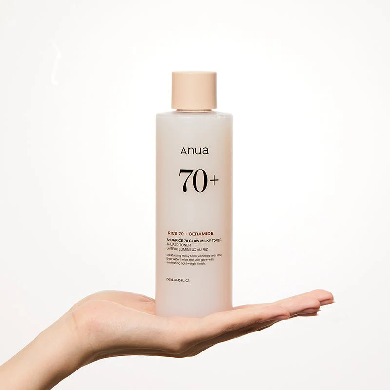 انوا تونر الارز و السيراميد - 250مل | Anua Rice 70 Glow Milky Toner - Image 3
