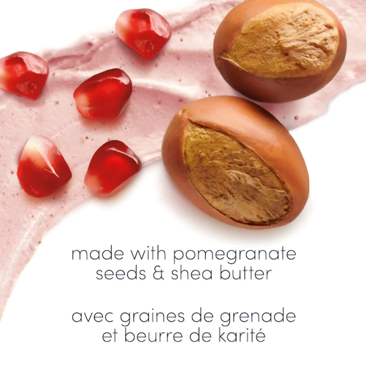 سكراب للجسم بذور الرمان وزبدة الشيا دوف - 298غرام | Dove body scrub pomegranate seeds & shea butter - Image 3