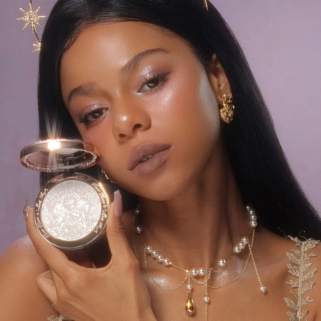 هايلايتر ليتل اينجل فلاور نوز | Flower knows Little Angel Embossed Highlighter - Image 4