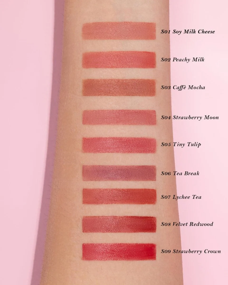 احمر شفاه ستروبيري فلاور نوز | Flower knows Strawberry Rococo Cloud Lip Cream - Image 12