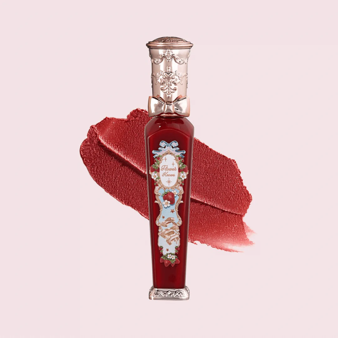 احمر شفاه ستروبيري فلاور نوز | Flower knows Strawberry Rococo Cloud Lip Cream - Image 8