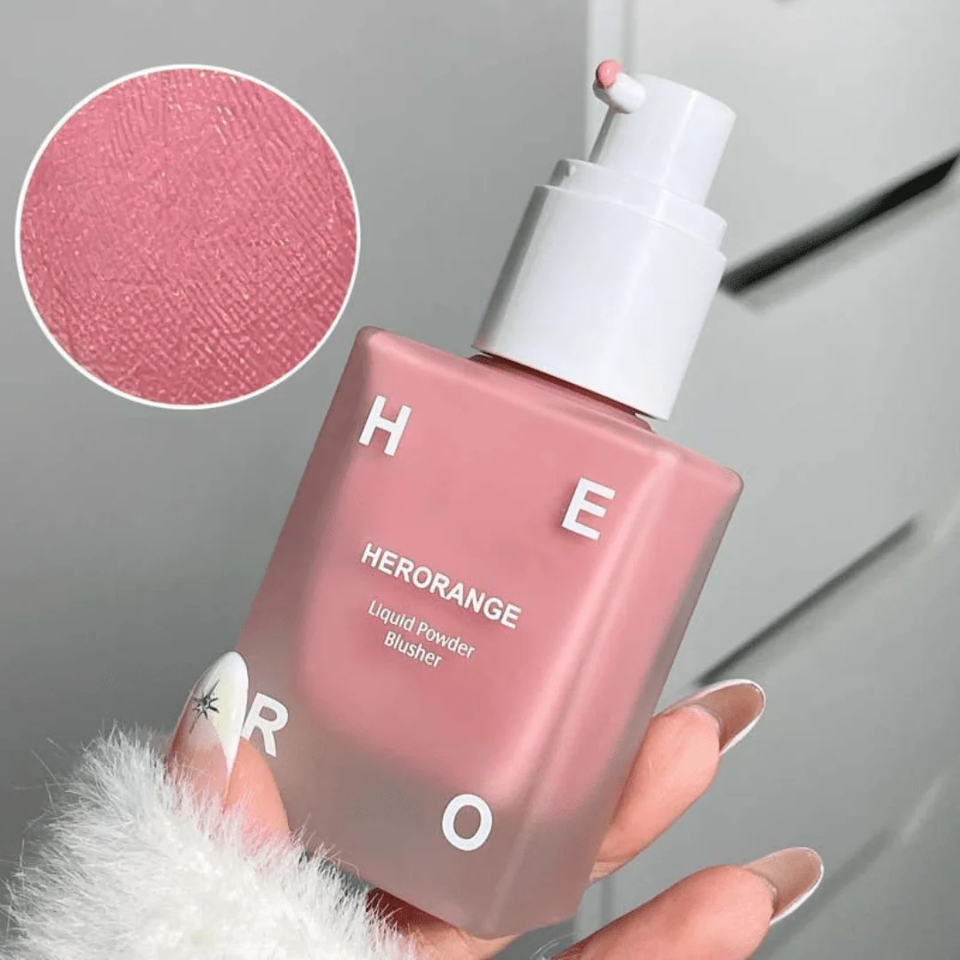 بلشر سائل هيرو رينج | HERORANGE Liquid Powder Blusher - Image 3