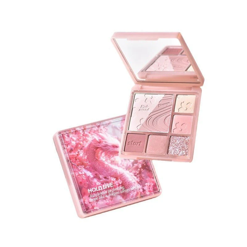 باليت ظلال عيون هولدلايف | HOLDLIVE Pink Mist Dream Blush Eyeshadow Palette - Image 6