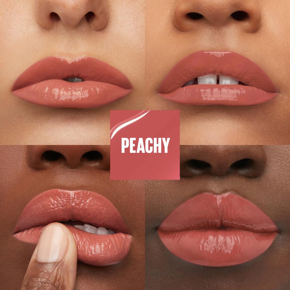 احمر شفاه سوبرستاي بيتشي مايبلين | Maybelline superstay vinyl ink liquid lipstick peachy - Image 3