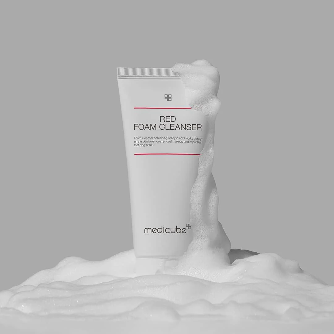 غسول ريد سالسليك ميدكيوب - 120مل | Medicube Red Foam Cleanser - Image 4