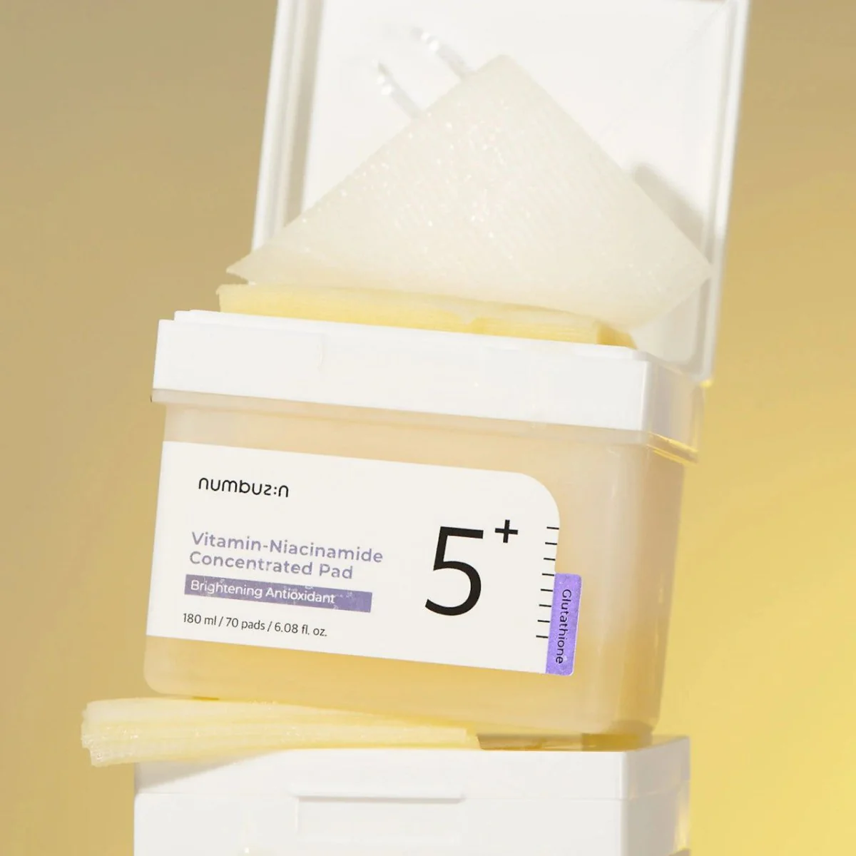 بادات نياسينمايد نمبوزين - 180مل | Numbuzin 5+ Vitamin Niacinamide Concentrated Pad - Image 4