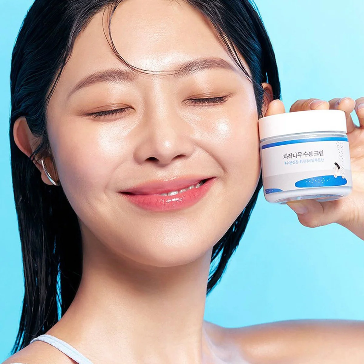 كريم مرطب راوند لاب - 80مل | Round Lab Birch Juice Moisturizing Cream - Image 4