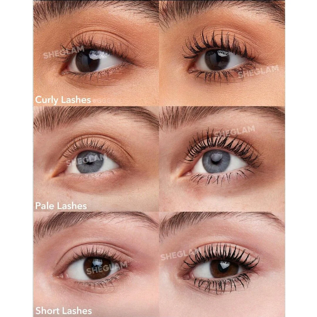 مسكارة واتربروف لتطويل وتكثيف الرموش شيكلام | Sheglam All in One Volume & Length Mascara Waterproof - Image 4
