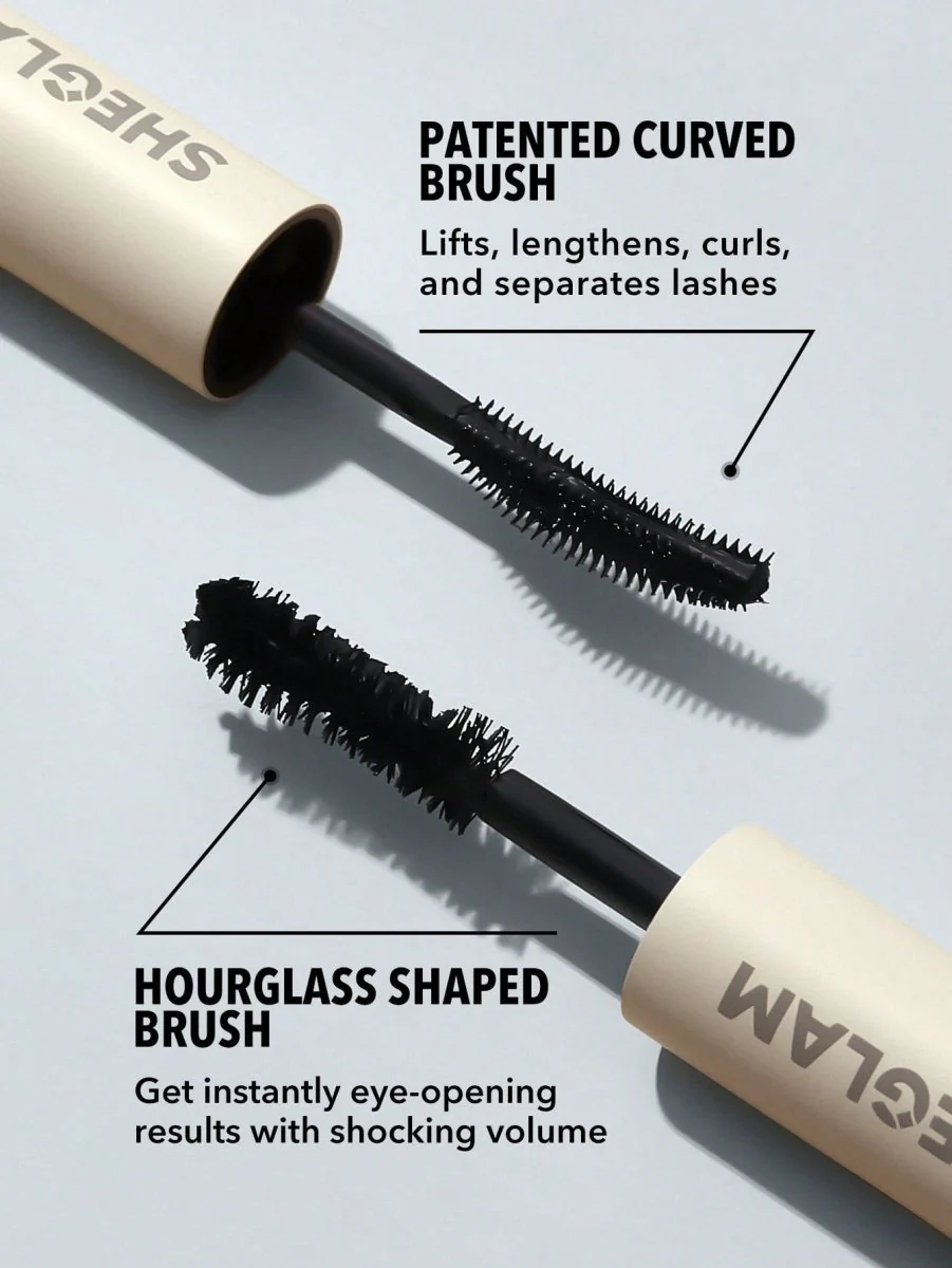 مسكارة لتطويل وتكثيف الرموش شيكلام | Sheglam All in One Volume & Length Mascara Washable Black - Image 3