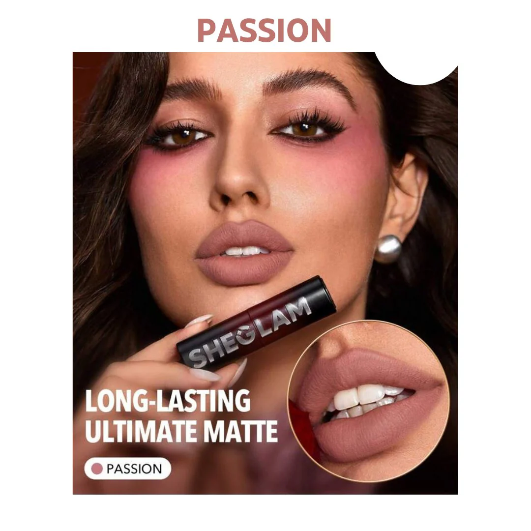 احمر شفاه مات امبر روز شيكلام - 2.7غرام | Sheglam Ember Rose Long Lasting Matte Lipstick - Image 7
